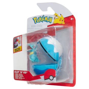 POKEMON W19 Clip ´N Go Poké bumbiņu komplekts ar figūru, PKW95057-19