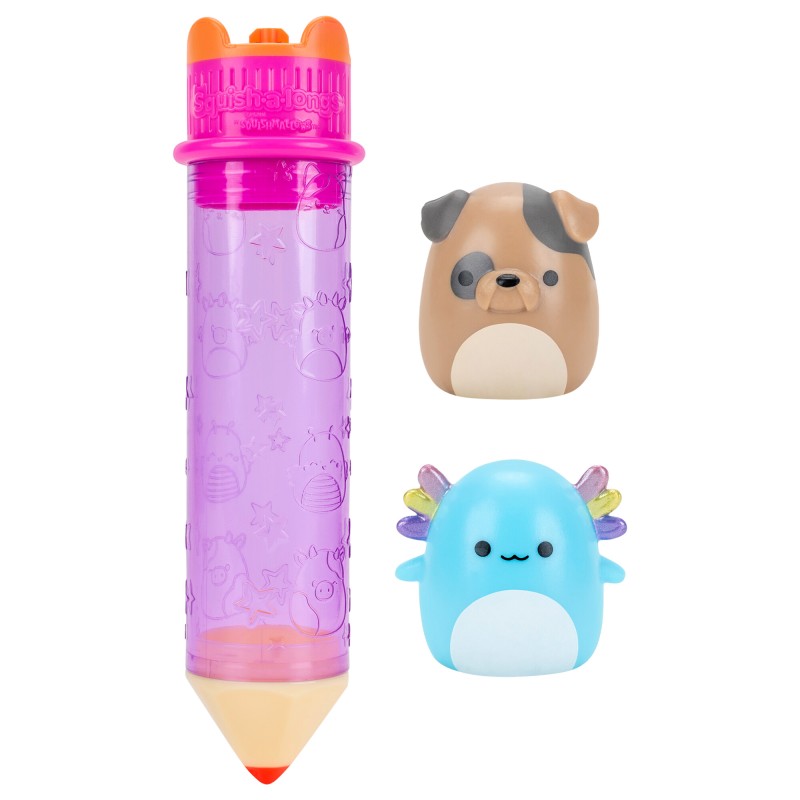 SQUISHMALLOWS Squish-a-longs Scribbles maciņš ar 2 mini figūriņām, SQAL0147