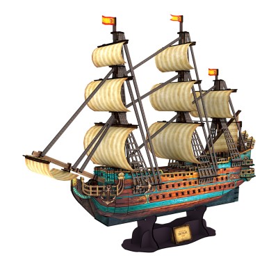 CUBICFUN 3D Puzle kuģis \"The San Felipe\", T4017H