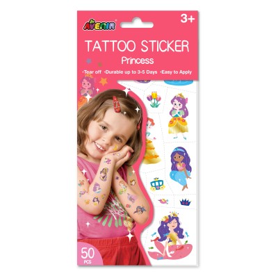 AVENIR Tetovējumu uzlīmes: Princese, TS218150