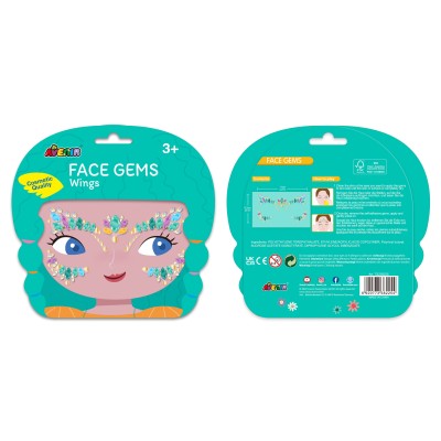 AVENIR Dārgakmeņi sejai: Spārni, TS228225