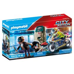 PLAYMOBIL City Action Bankas zagļa ķeršana 70572, 70572