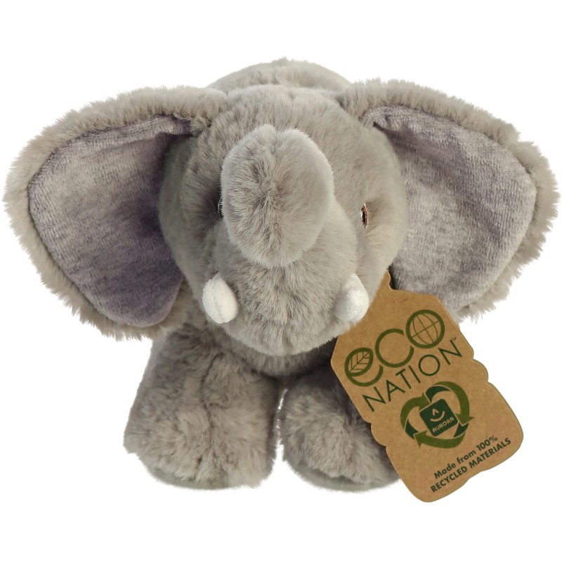AURORA Eco Nation Plush Elephant, 15 cm, 200095A