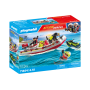 PLAYMOBIL ACTION HEROES Fireboat with Aqua Scooter 71464, 71464P