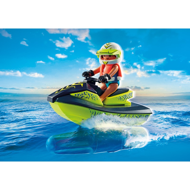PLAYMOBIL ACTION HEROES Ātrgaitas laiva ar ūdens motociklu 71464, 71464P