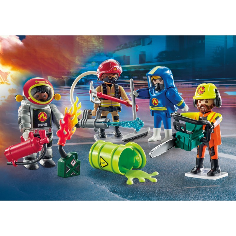PLAYMOBIL ACTION HEROES My Figures: Ugunsdzēsēju glābšanas misija 71468, 71468P