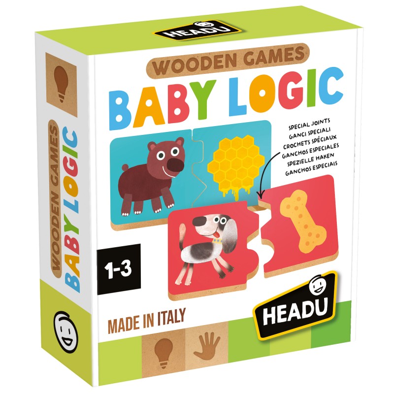 HEADU puidust mäng Baby Logic, MU62494