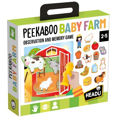 HEADU mälumäng Peekaboo Baby Farm, MU63064