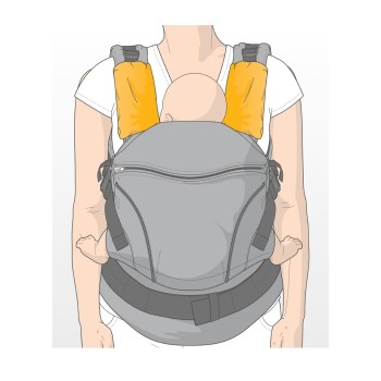 Manduca Strap protector Fumbee, Dark Grey