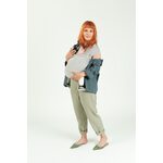 ISARA stretchy wrap, Silver Grey