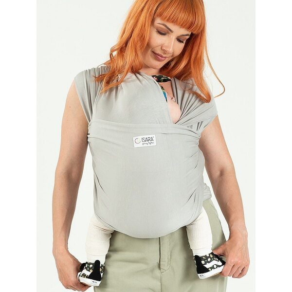 ISARA stretchy wrap, Silver Grey
