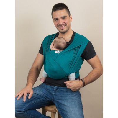 ISARA stretchy wrap, Teal Green