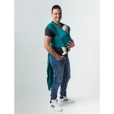 ISARA stretchy wrap, Teal Green