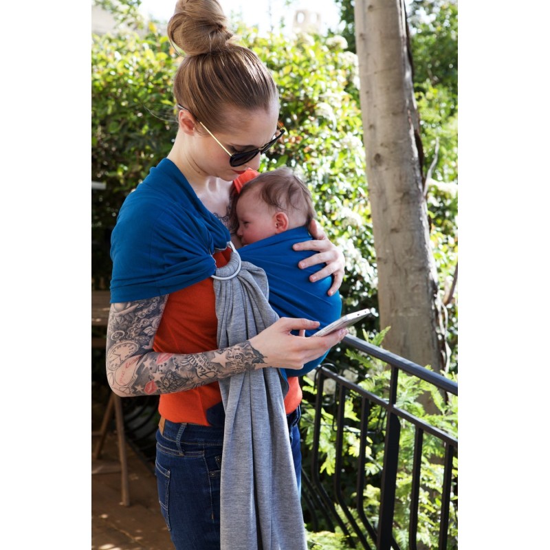 LOVE RADIUS No Knot Little Wrap, Chine/Blue