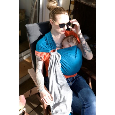 LOVE RADIUS No Knot Little Wrap, Chine/Blue