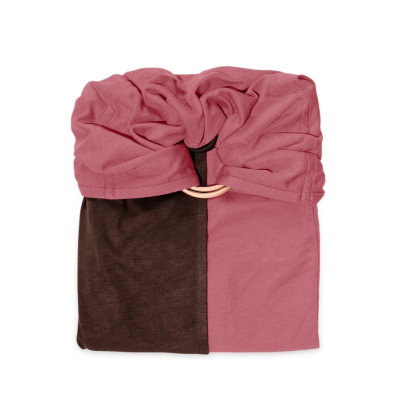 LOVE RADIUS No Knot Little Wrap, Pink Rose/Pecan