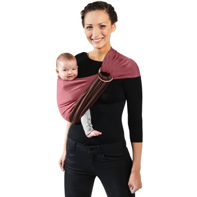 LOVE RADIUS No Knot Little Wrap, Pink Rose/Pecan