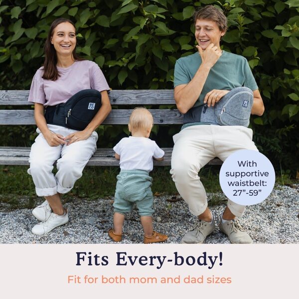 Beco Gemini Hip Carrier, Black