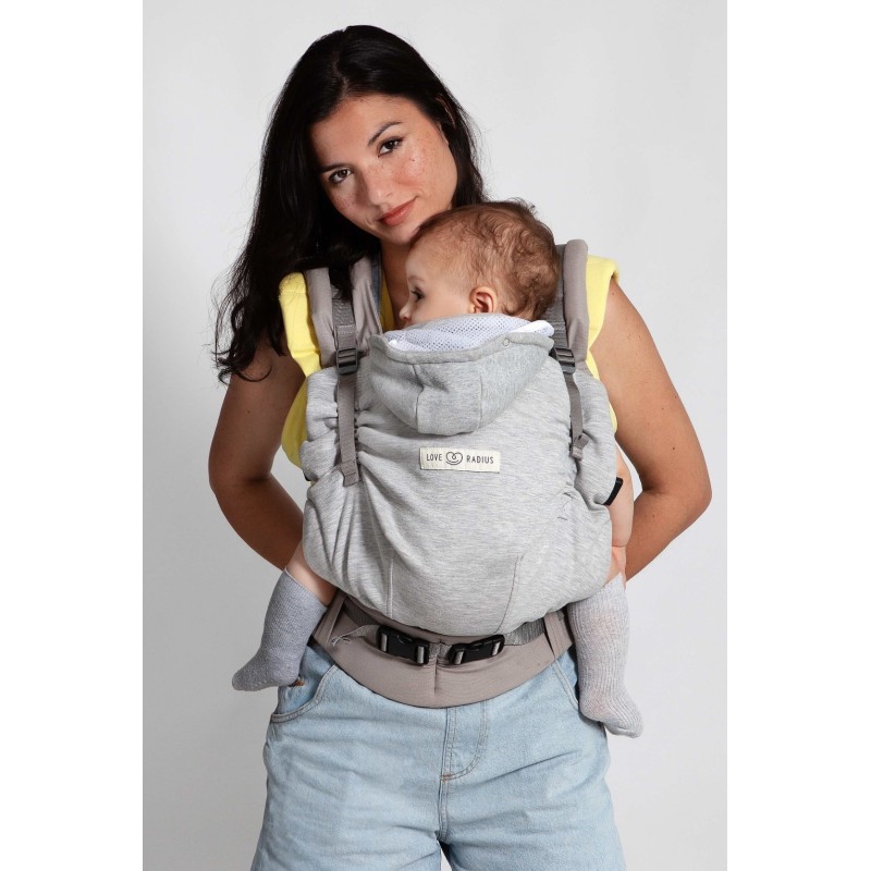 LOVE RADIUS HoodieCarrier 2, Athletic Grey