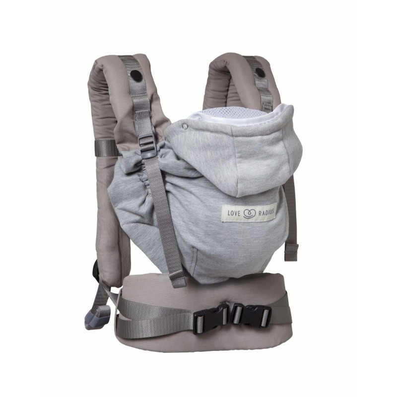LOVE RADIUS HoodieCarrier 2, Athletic Grey