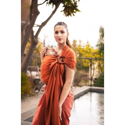 LOVE RADIUS No Knot Woven Wrap, Fauve
