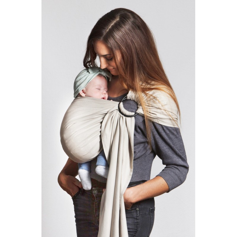 LOVE RADIUS No Knot Woven Wrap, White Gold