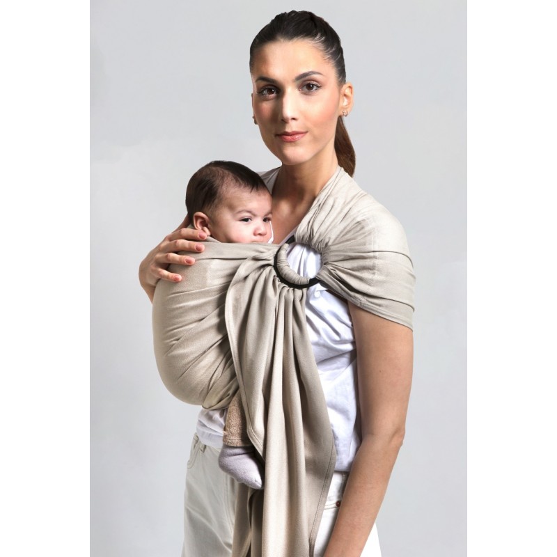 LOVE RADIUS No Knot Woven Wrap, White Gold