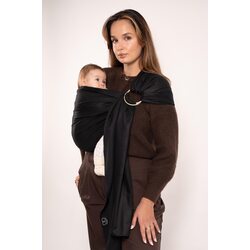 LOVE RADIUS No Knot Woven Wrap, Noir