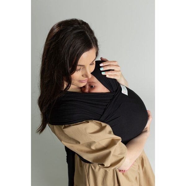 ISARA stretchy wrap, Onyx Black