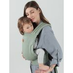 ISARA QUICK  (half buckle), Sage Green Linen