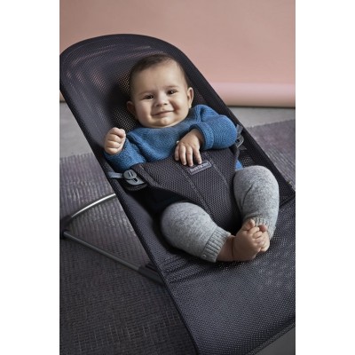 BabyBjorn Bouncer Bliss Anthracite Mesh Детское Кресло - шезлонг 006013