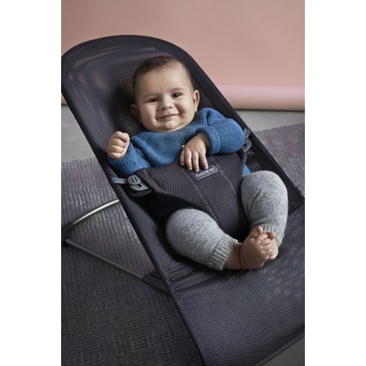BabyBjorn Bouncer Bliss Anthracite Mesh Детское Кресло - шезлонг 006013