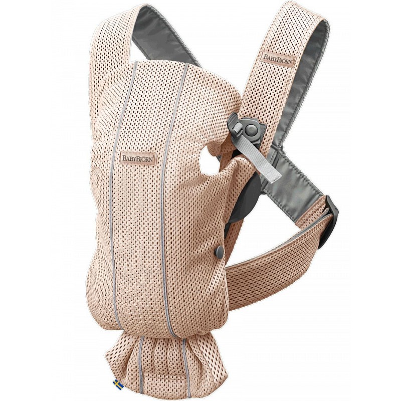BabyBjorn Рюкзак-кенгуру Baby Carrier Mini Pearly Pink, Mesh 021001