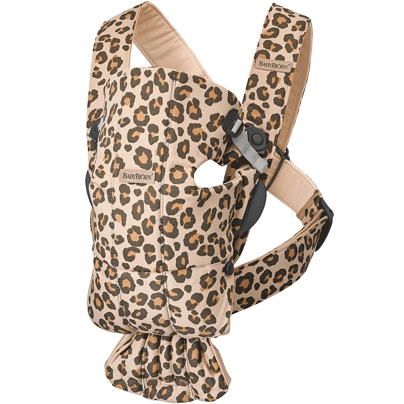 BabyBjorn Рюкзак-кенгуру Baby Carrier Mini Beige Leopard, cotton 021075