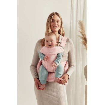BabyBjorn Ķengursoma Baby Carrier Mini Light Pink, 3D Jersey021077