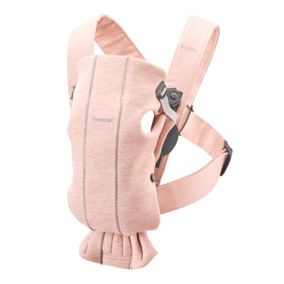 BabyBjorn Ķengursoma Baby Carrier Mini Light Pink, 3D Jersey021077