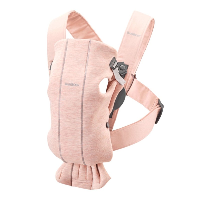 BabyBjorn Ķengursoma Baby Carrier Mini Light Pink, 3D Jersey021077