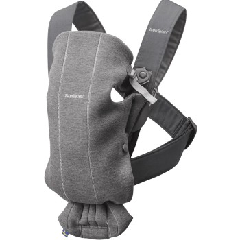 BabyBjorn Ķengursoma Baby Carrier Mini Dark Grey, 3D Jersey 021084
