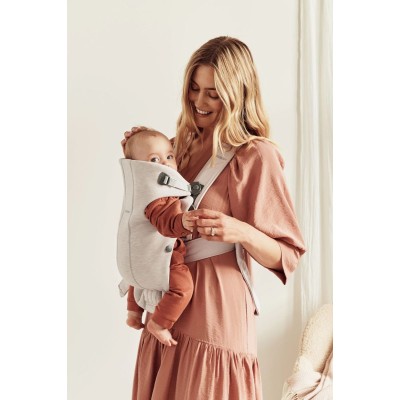 BabyBjorn Рюкзак-кенгуру Baby Carrier Mini Light Beige, 3D Jersey 021087