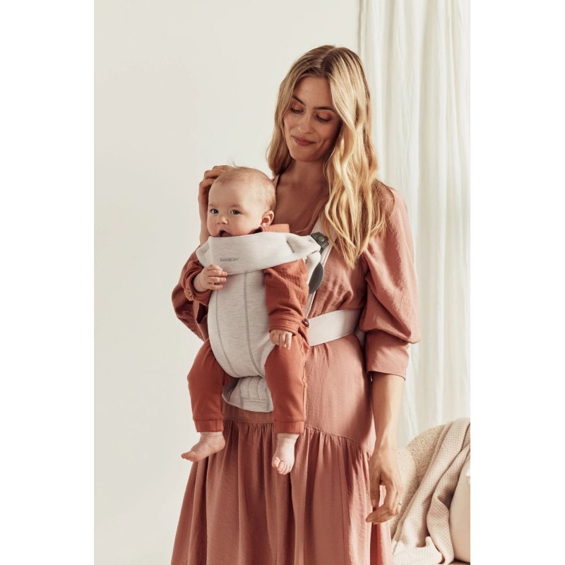 BabyBjorn Рюкзак-кенгуру Baby Carrier Mini Light Beige, 3D Jersey 021087