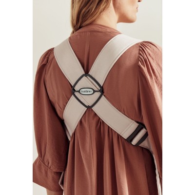 BabyBjorn Рюкзак-кенгуру Baby Carrier Mini Light Beige, 3D Jersey 021087