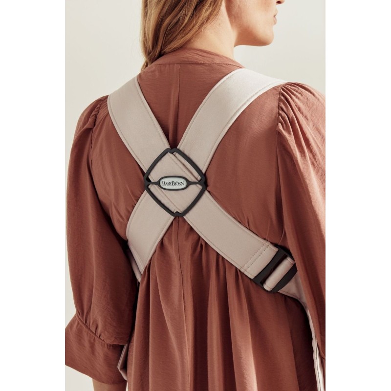 BabyBjorn Рюкзак-кенгуру Baby Carrier Mini Light Beige, 3D Jersey 021087