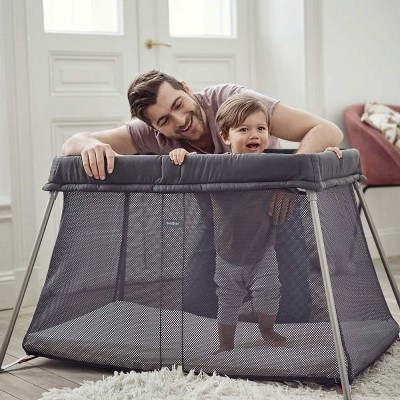 BabyBjorn Ceļojumu gulta un manēža Travel Cot Eesy Go Anthracite 045013