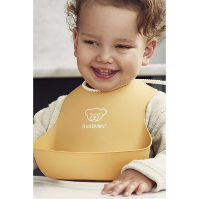 BabyBjorn Мягкий нагрудник Soft Bib Powder Yellow/Powder Green 2 шт. 046342