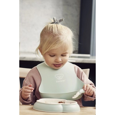 BabyBjorn Мягкий нагрудник Soft Bib Powder Green/Powder Pink 2 шт. 046343