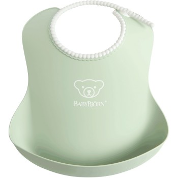 BabyBjorn Мягкий нагрудник Soft Bib Powder Green 046361