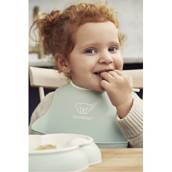 BabyBjorn Мягкий нагрудник Soft Bib Powder Green 046361
