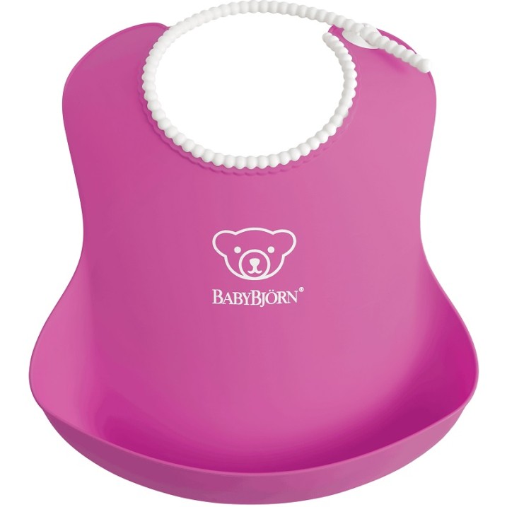 BabyBjorn Мягкий нагрудник Soft Bib Powder Pink 046364