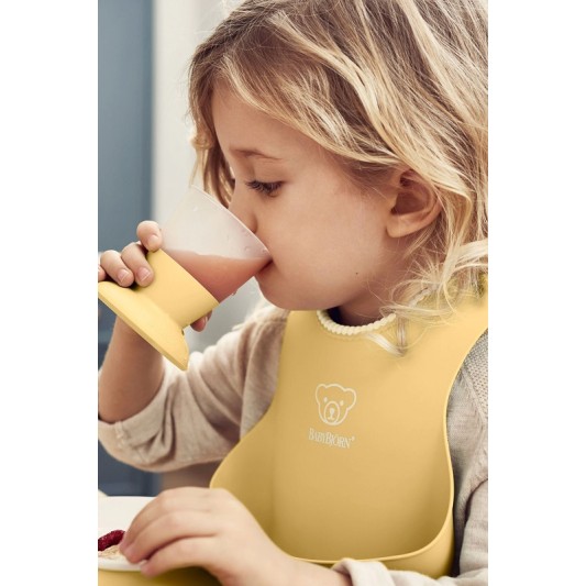 BabyBjorn Мягкий нагрудник Soft Bib Powder Yellow 046366
