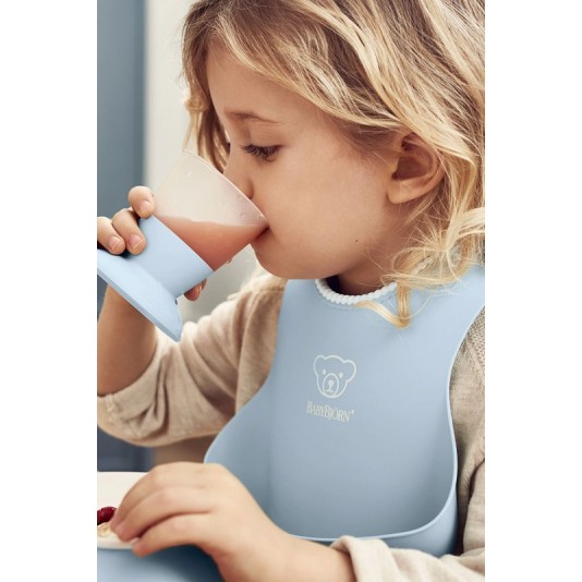 BabyBjorn Мягкий нагрудник Soft Bib Powder Blue 046367